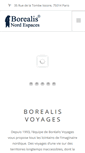 Mobile Screenshot of borealis-voyages.com